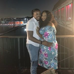 Floral off the shoulder dress